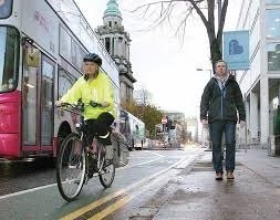 Active travel routes extend along Belfast waterfront