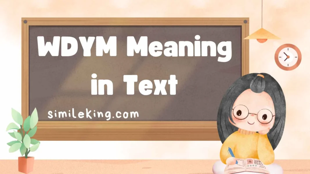 WDYM Meaning: Usage and Definition Explained Clearly